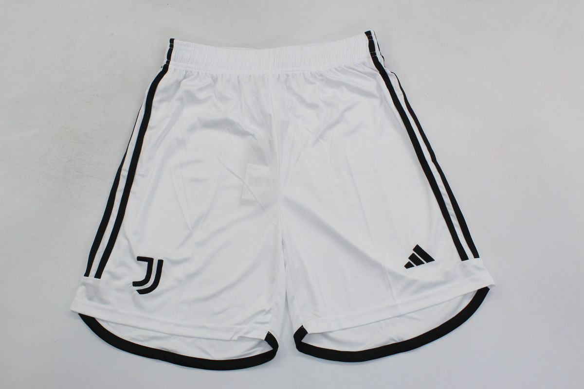 AAA Quality Juventus 23/24 Away White Soccer Shorts
